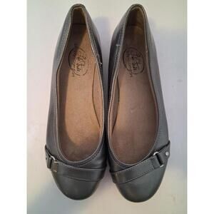 Life Stride Simply Comfort Women's Pewter Wedge Slip-On Shoes Size 6M